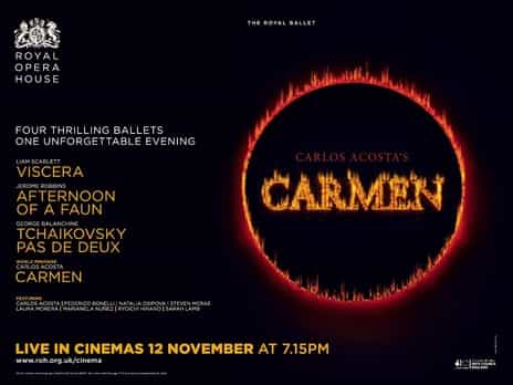 Carmen Quadruple Bill  - Royal Ballet London 2015/2016