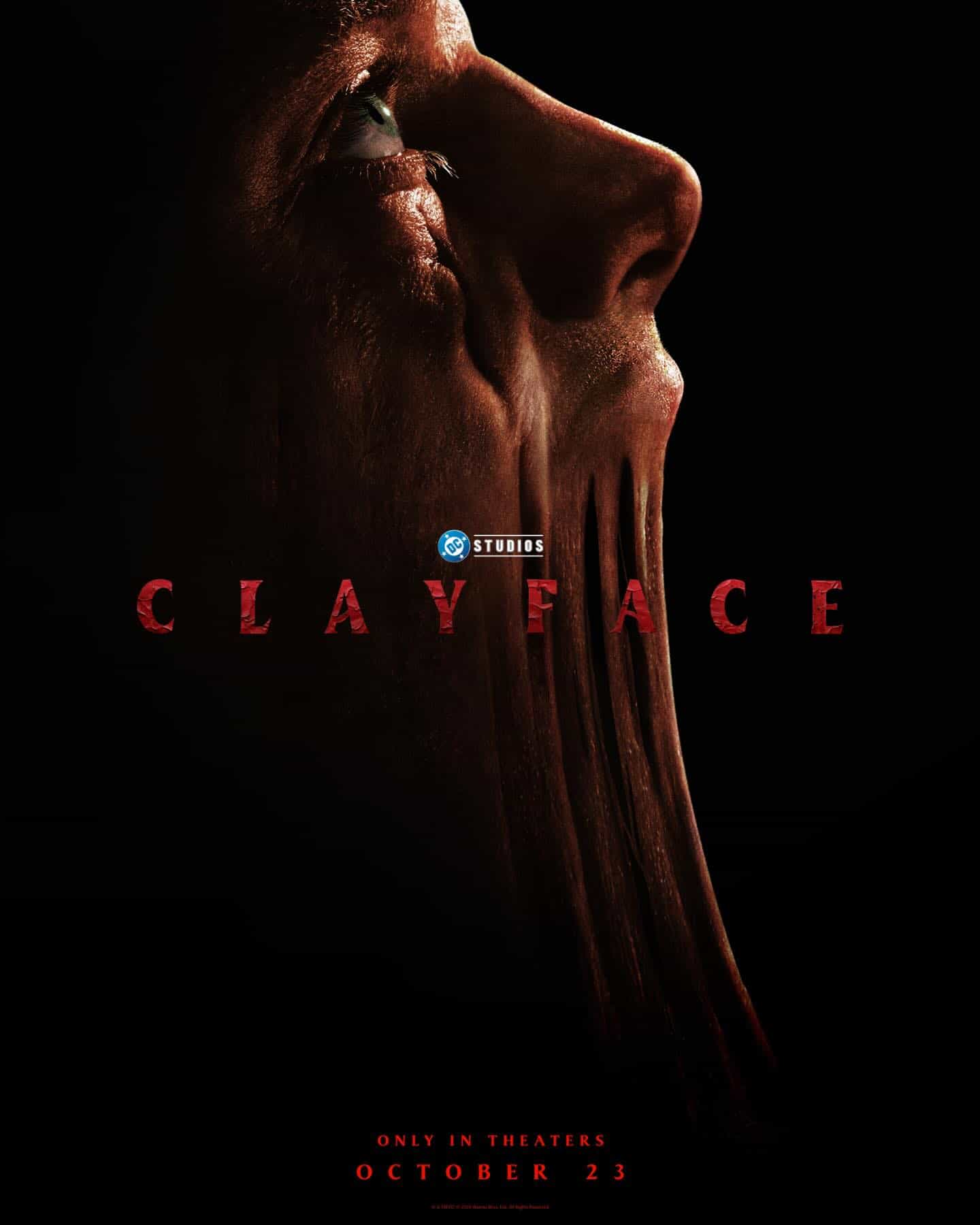 New poster has been released for Clayface which stars Naomi Ackie and Max Minghella - movie UK release date 23rd October 2026